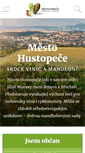 Mobile Screenshot of hustopece.cz